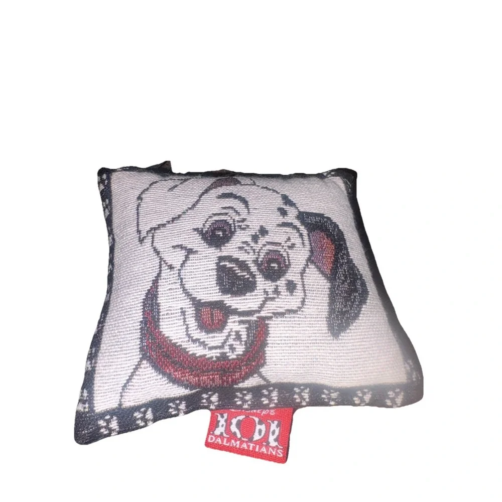 Vintage Disney 101 DALMATIANS Small Pillow Wall or Door Hanging Pillow